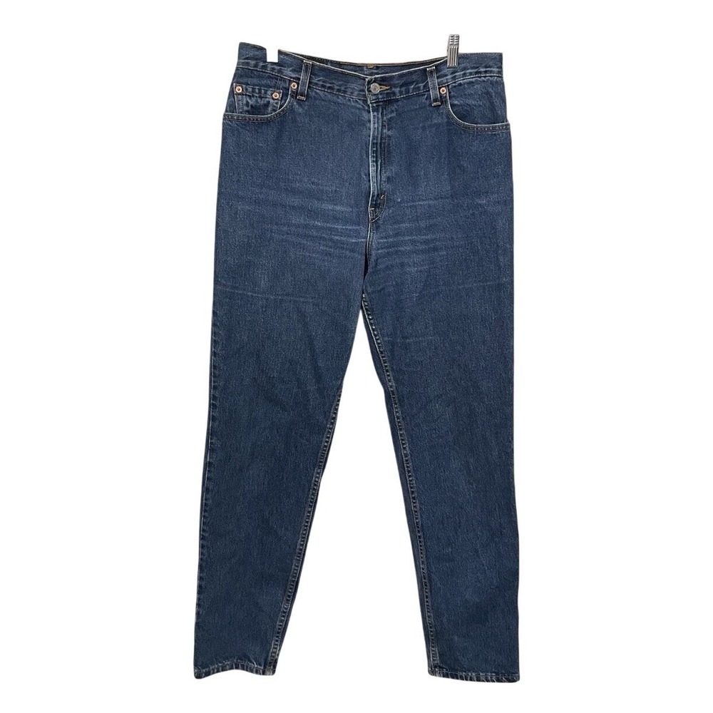 Vintage Levi's 550 Relaxed Tapered Mom Jeans Women's 14‎ MIS Made In USA Y2K